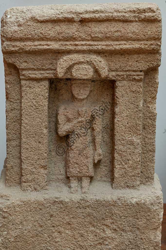 Stele Fenicia del Tophet di Mozia, Museo Whitaker, isola di San Pantaleo, Sicilia