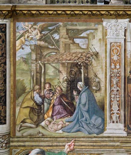 The Adoration of the Shepherds by Boccaccio Boccaccino in Cremona Cathedral
