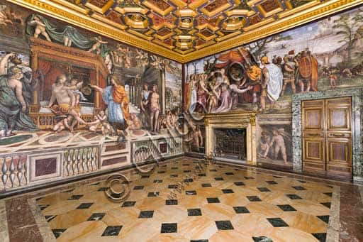 Sodoma's Frescoes in the Alexander Room at Villa Farnesina, Rome