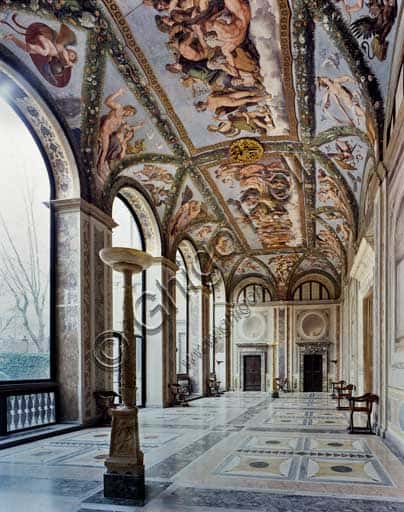 Raphael's Cupid and Psyche Frescoes in the Farnesina Loggia, Rome