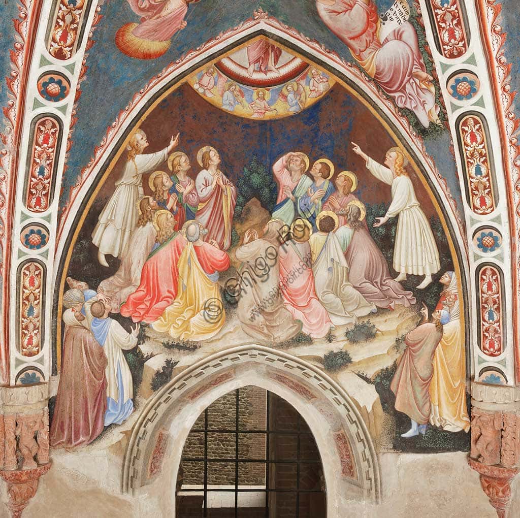 Fresco 'The Ascension of Christ' by the Master of Vignola