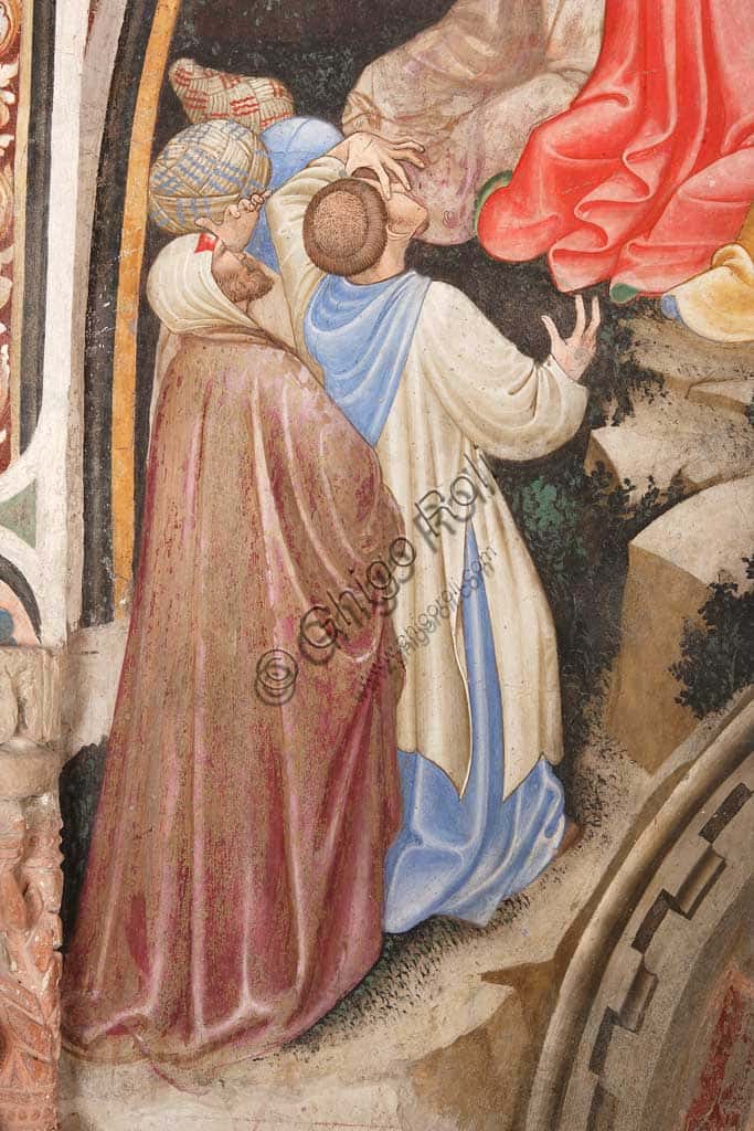 The Ascension of Christ Fresco by the Master of Vignola, 1420