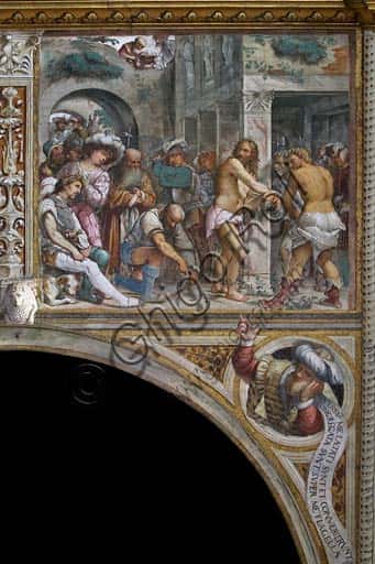The Flagellation Fresco by Girolamo Romanino in Cremona Cathedral