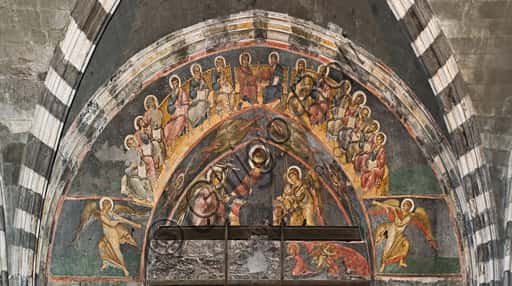 Last Judgment Fresco in the Endonarthex of Genoa Cathedral