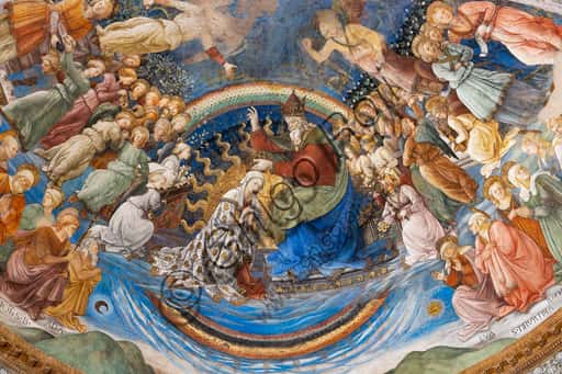 Coronation of Mary by Filippo Lippi: Fresco in Spoleto Cathedral