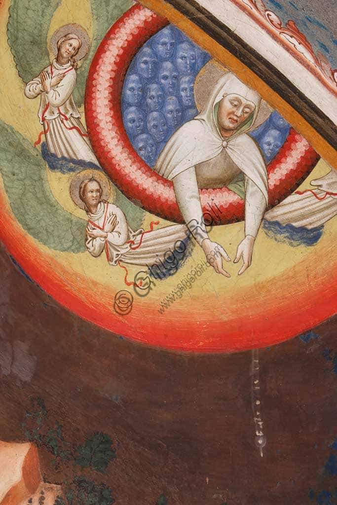 Fresco of the Madonna Dropping the Girdle to Saint Thomas in Vignola