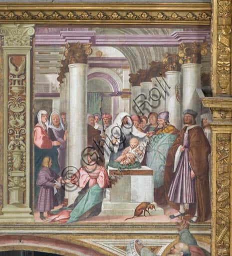 The Presentation of Jesus in the Temple, fresco by Bembo in Cremona Cathedral