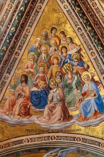 Affresco dei Profeti nella Cappella di San Brizio del Duomo di Orvieto