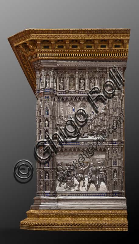 Silver Altar of St. John's Treasure: Right Side Panel