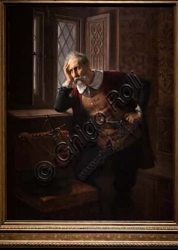 Andrea Gastaldi: 'The Unnamed' Oil Painting from 1860