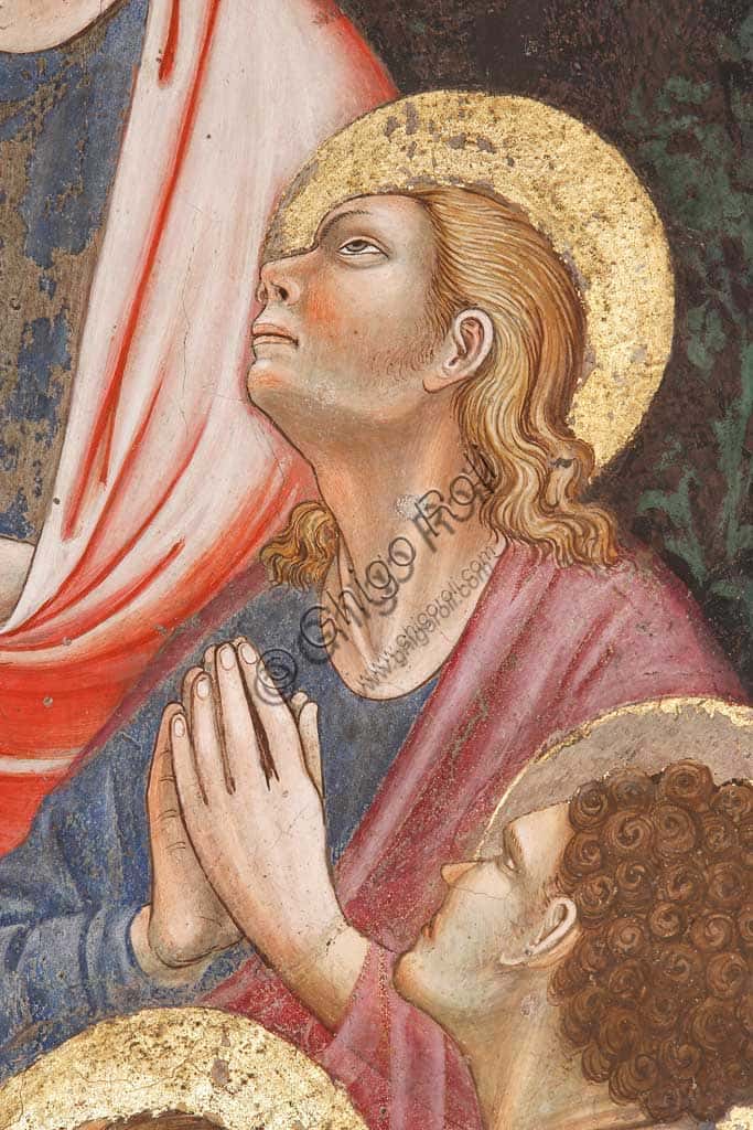 Assumption of the Virgin Mary: fresco by Master of Vignola (c. 1420)