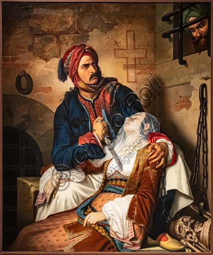 Cesare Mussini's Giorgio Rhodios: A Romantic Painting of Drama and Death