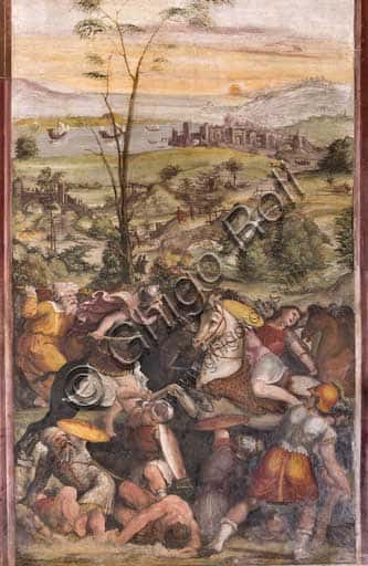 The Battle of Issus by Sodoma in Villa Farnesina, 1519