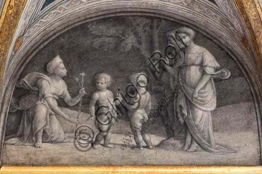 Garofalo's Lunette of Eros and Anteros in Palazzo Costabili