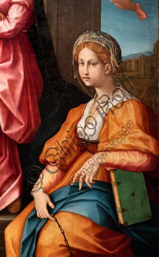 St. Juliana by Domenico Alfani: Analysis of the Detail in the Altarpiece