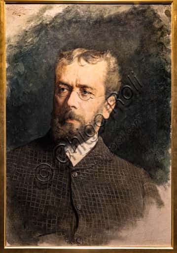 Edoardo Gelli: Portrait of Telemaco Signorini (1880-1885)