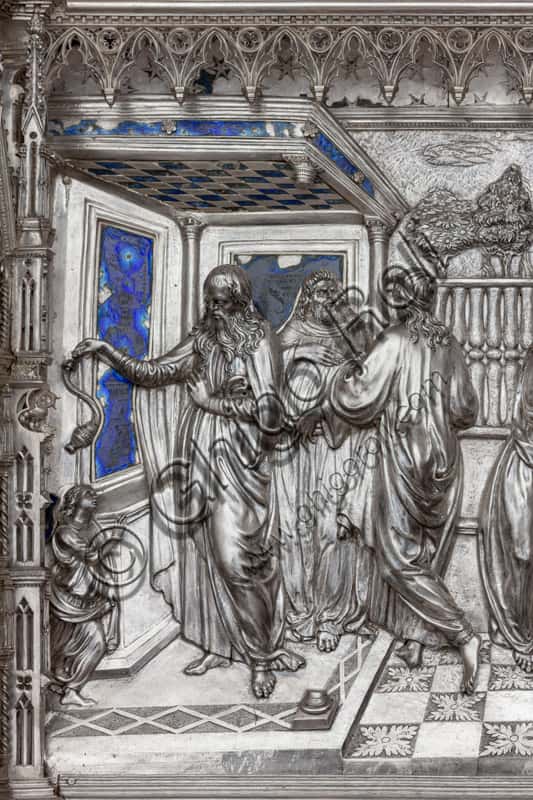 Proclamation to Zacharias: Renaissance Tile by Bernardo Cennini in Florence