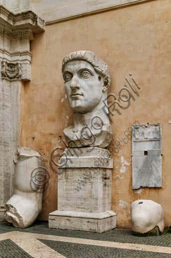 Fragments of the Colossal Statue of Constantine at the Capitoline Museums