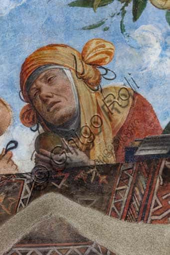 Garofalo Fresco with a Woman in Palazzo Costabili, Ferrara