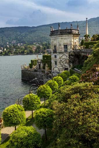 Isola Bella: View of the Borromeo Palace and Baroque Garden Terraces