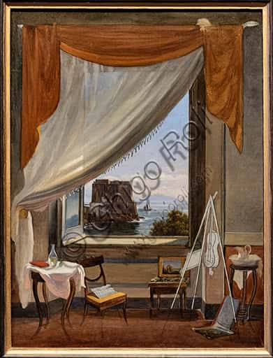 The Painter's Studio in Naples by Massimo D'Azeglio (c. 1827)