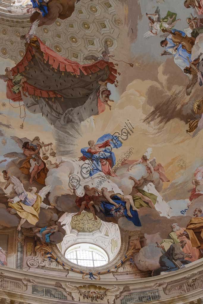Dome of Vicoforte Sanctuary: The Assumption of Mary and Trompe l'Oeil
