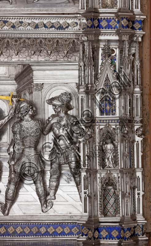 Right Pillar of the Silver Altar of St. John's Treasure in Florence (1367-1483)