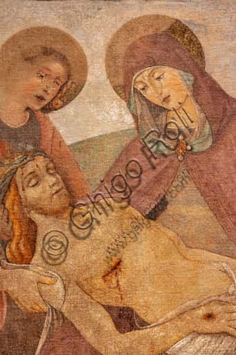 Bartolomeo Caporali's Lamentation: Fresco Analysis at Perugia's Gallery