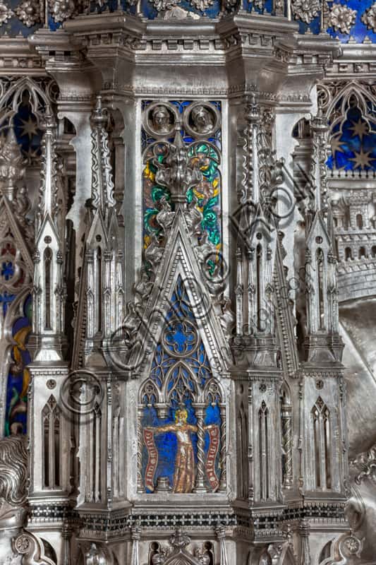 Enamelled Plate with Sibyl | Silver Altar, Museum of the Opera del Duomo Florence