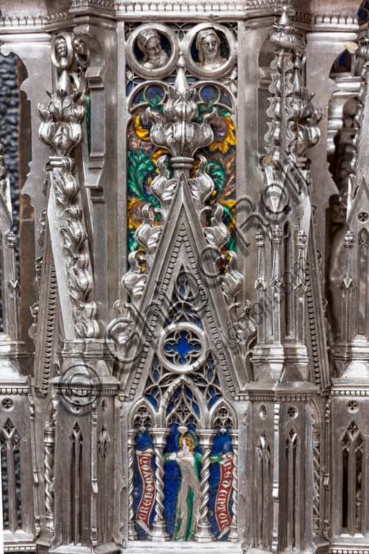 Enamelled Sibyl Plaque, Silver Altar of Opera del Duomo Museum Florence