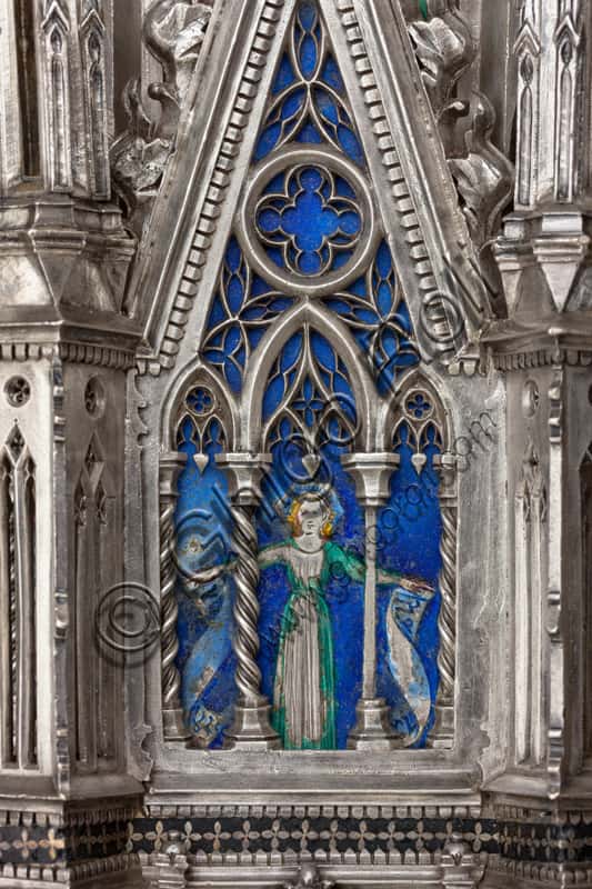 Enameled Plate with Sibyl, Silver Altar of Florence Cathedral Museum