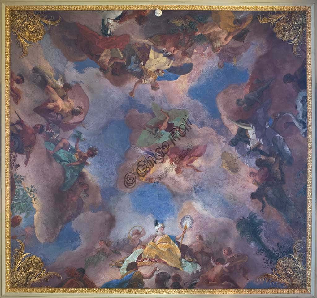 Four Continents: Gregorio Gugliemi's Fresco at the Royal Palace of Turin