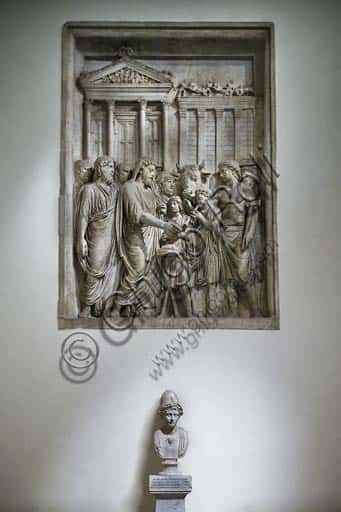 Marble Relief of Marcus Aurelius at the Capitoline Museums: Sacrifice at the Temple of Jupiter