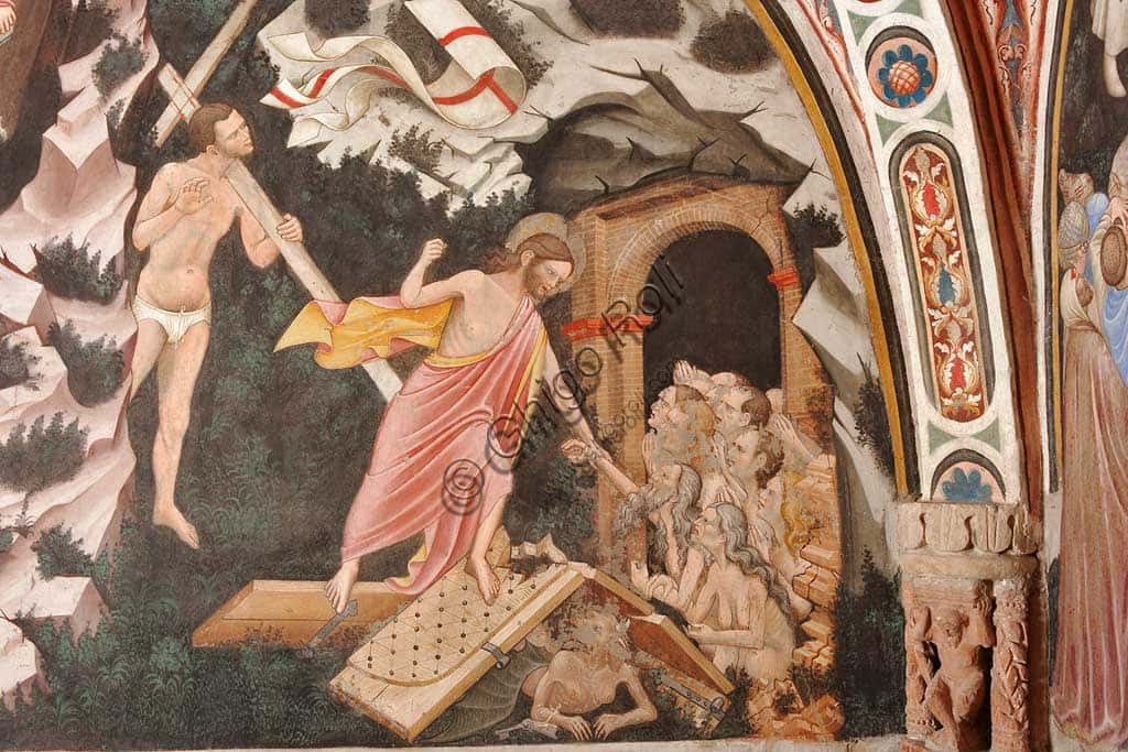 Descent into Limbo Fresco: Jesus Takes Adam's Hand by the Master of Vignola