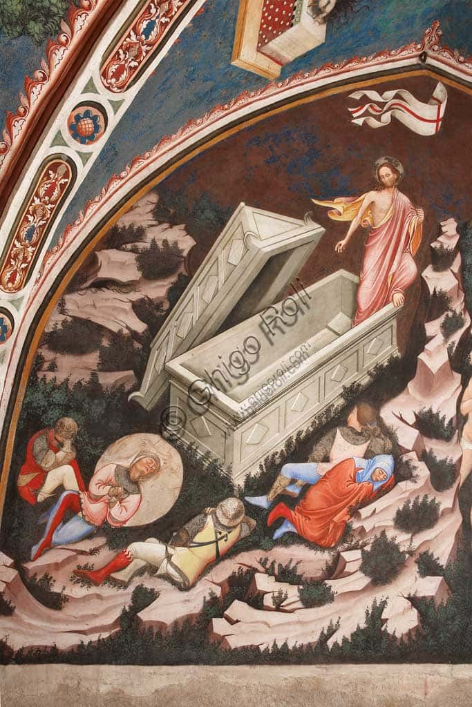 Resurrection Fresco: Christ and the Sleeping Roman Soldiers in Contrari Chapel
