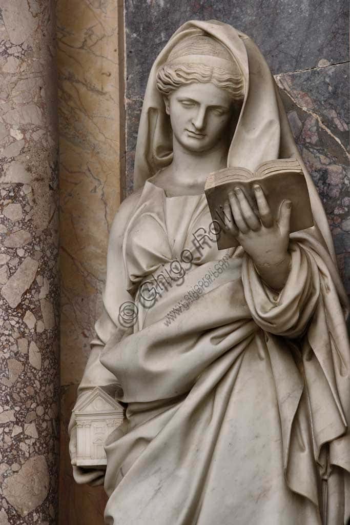Statue of Faith in the Mausoleum of St. Pius V, Basilica of Santa Croce