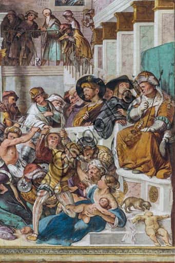 The Massacre of the Innocents by Altobello Melone in Cremona Cathedral