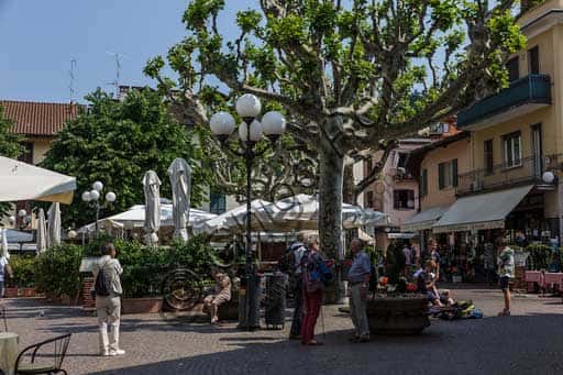 Stresa: View of the Main Square and Lake Maggiore Landscape