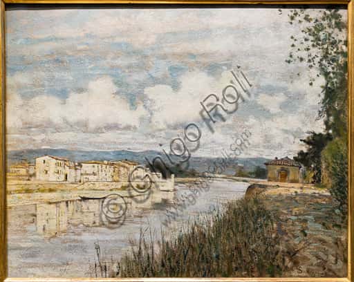 Telemaco Signorini: "Border on the Arno" (1890) - Analysis