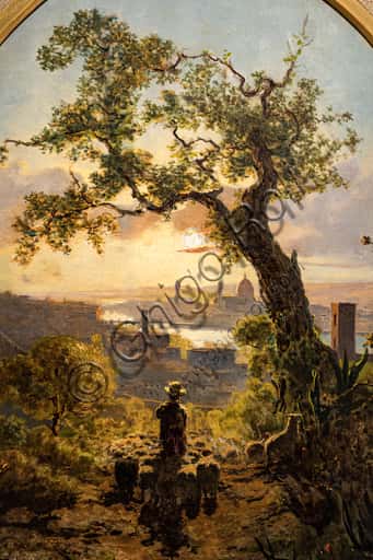 Telemaco Signorini's Landscape of Florence: Analysis of the 1856 Oil Painting