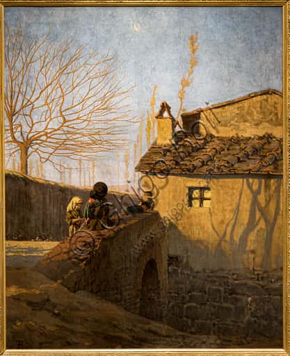 Piagentina: The Bridge on the Affrico Creek by Telemaco Signorini, 1861-2