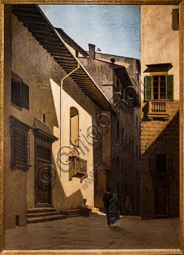 St. Mary of the Bardi Florence: Telemaco Signorini Painting (1870)