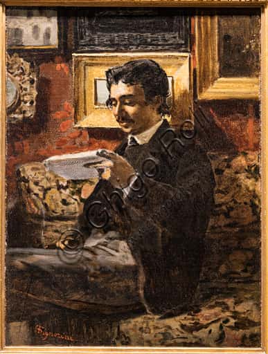 Reading Man by Telemaco Signorini: Analysis of the Painting (1868-70)