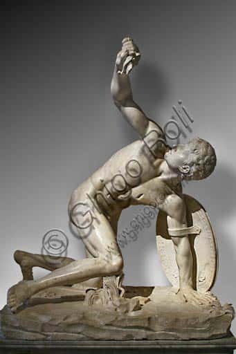 Discobolus Torso by Myron at the Capitoline Museums in Rome