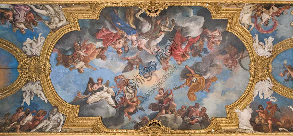 Hearing of a Young Hero before Jupiter - Daniel Seiter's Fresco in Royal Palace Turin