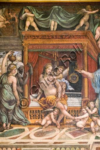 The Wedding of Alexander and Roxane by Sodoma in Villa Farnesina