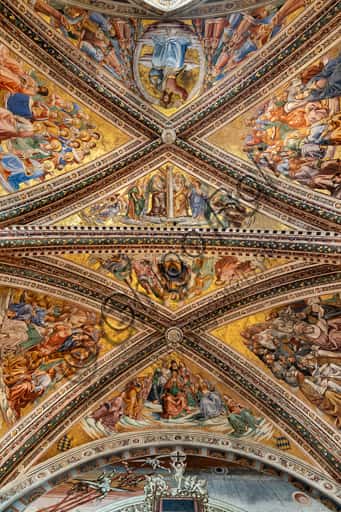 Cappella di San Brizio nel Duomo di Orvieto: la Volta con gli Affreschi