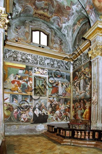Affreschi di Gaudenzio Ferrari nella Cappella dell'Assunta, Chiesa di San Cristoforo a Vercelli, 1529-1534