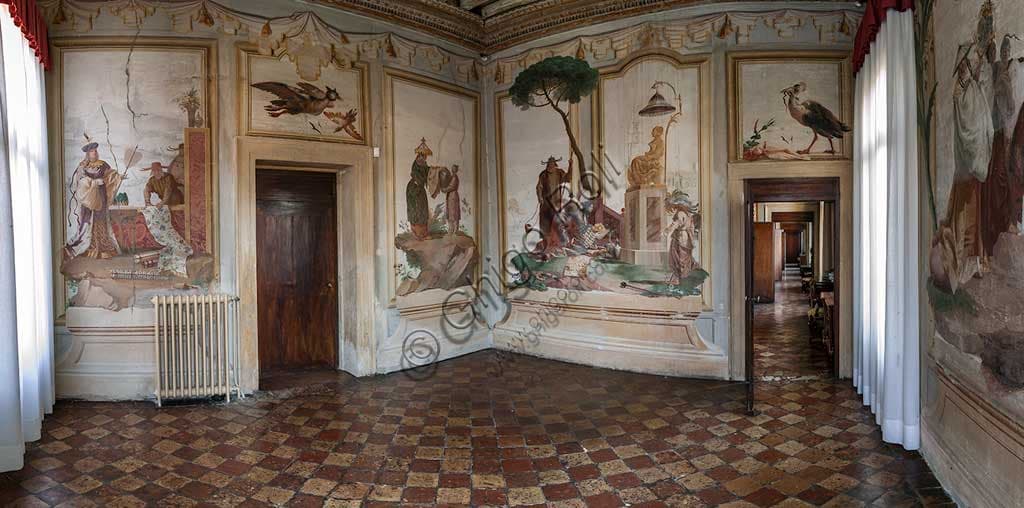 Frescoes of the Chinese Room by Giandomenico Tiepolo, 1757, Villa Valmarana ai Nani, Vicenza Italy