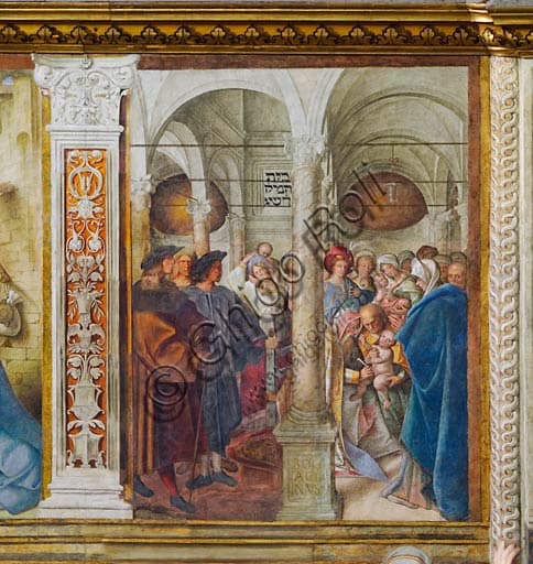 The Circumcision of Jesus fresco by Boccaccio Boccaccino, middle nave of Cremona Cathedral